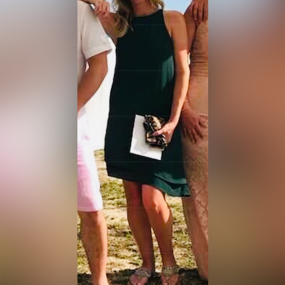 H&M dress. Forest dark green. Size 2.